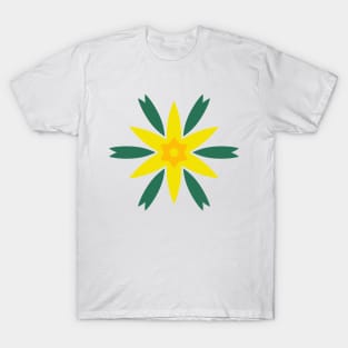 Daffodil Starflower (Yellow Green) T-Shirt